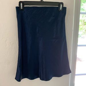 ARITZIA silk babaton midi skirt